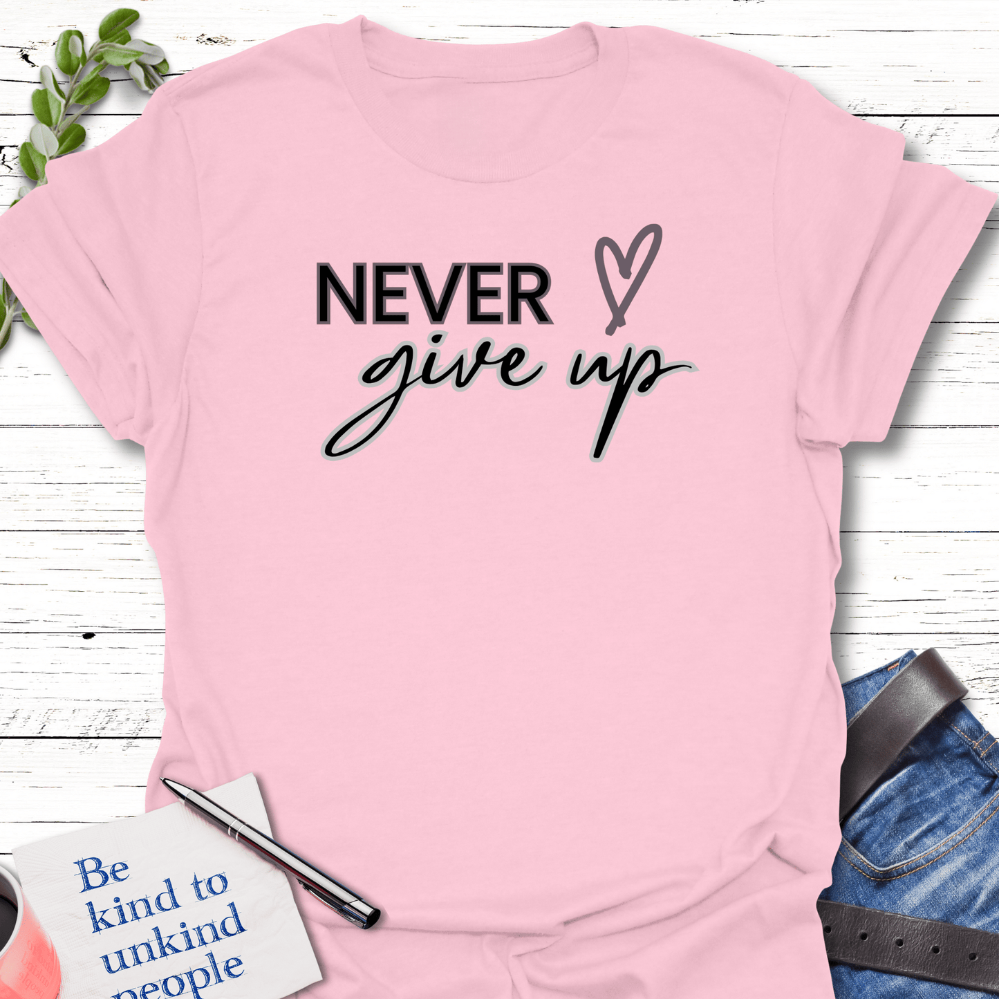 T-Shirt Light Pink / S Adored T-Shirt Echo Kindness Printify