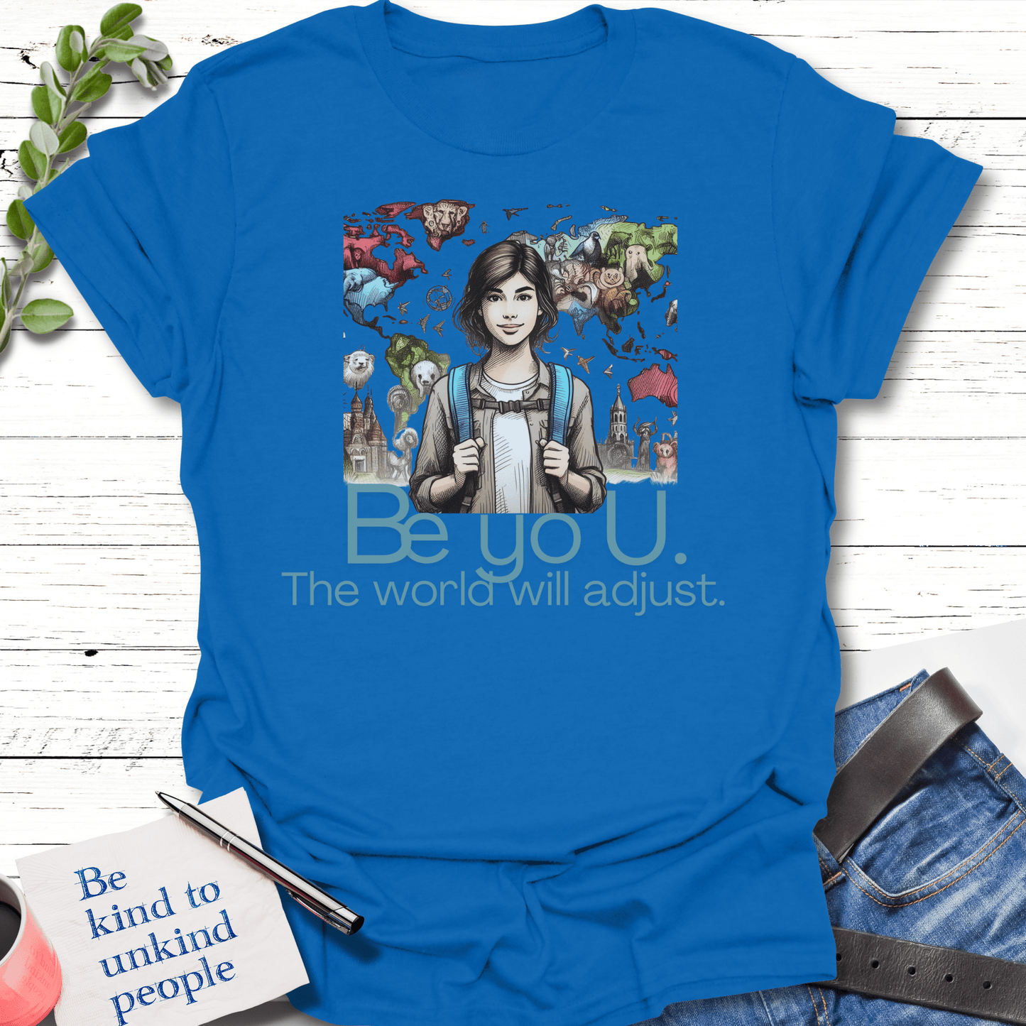 T-Shirt Authentically You T-Shirt Echo Kindness Printify