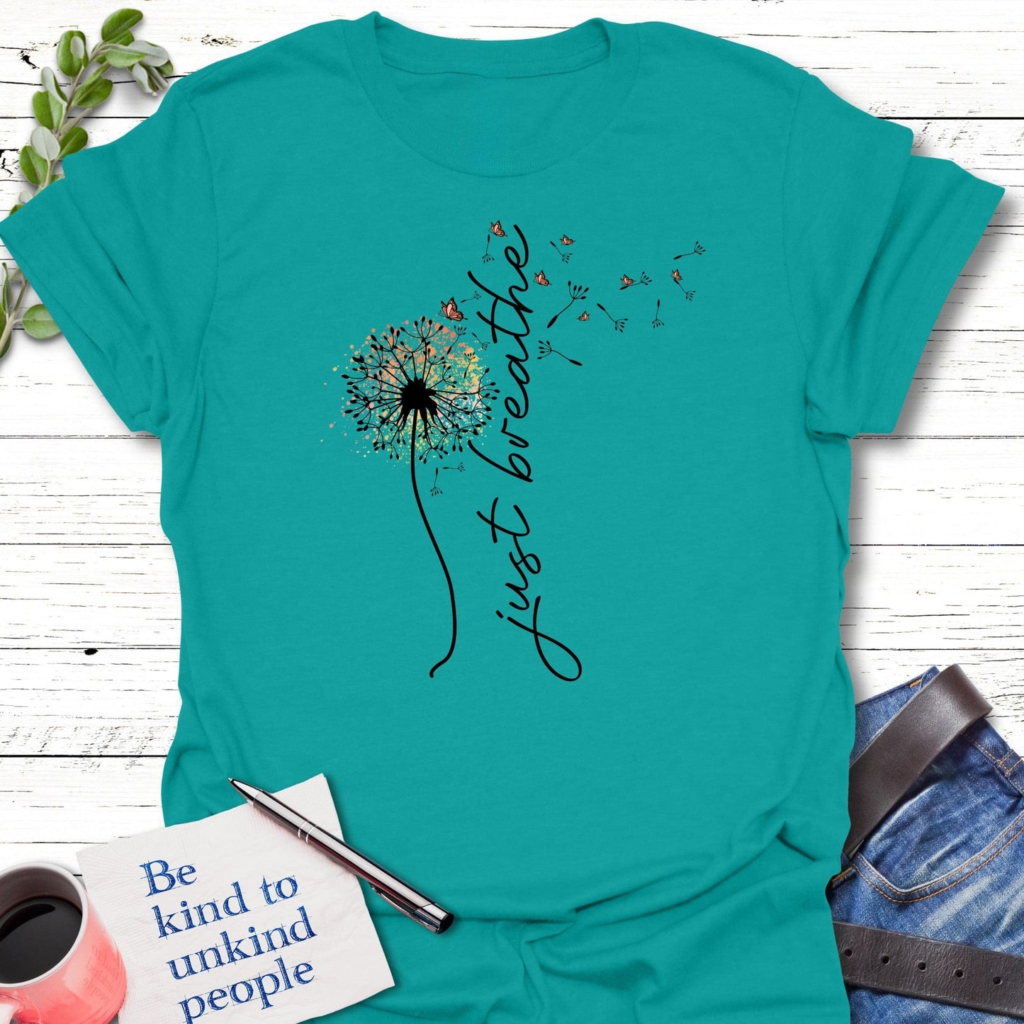 T-Shirt Jade Dome / S Breathe Easy T-Shirt Echo Kindness Printify