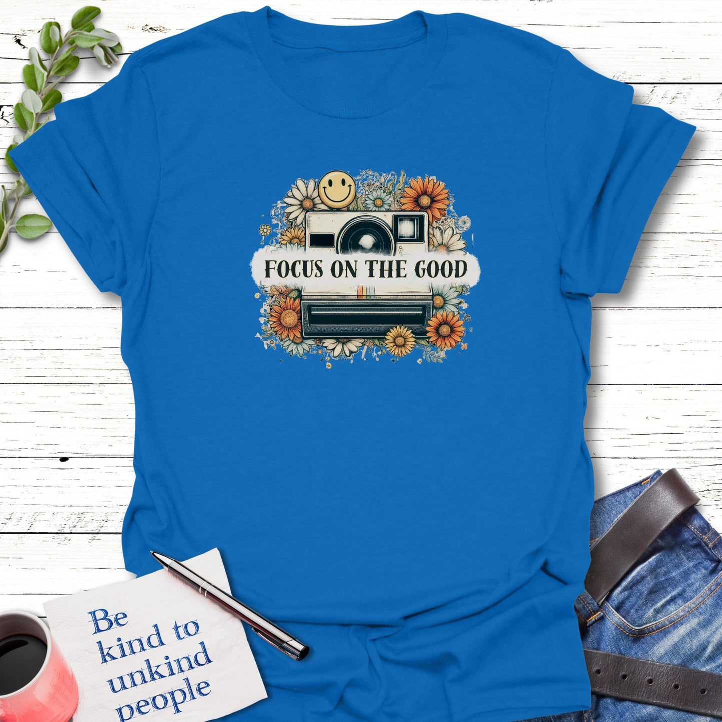 T-Shirt Royal / S Capture the Good T-Shirt Echo Kindness Printify