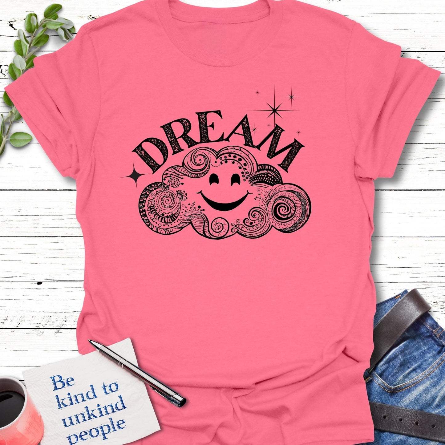 T-Shirt Coral Silk / S Dream Cloud T-Shirt Echo Kindness Printify