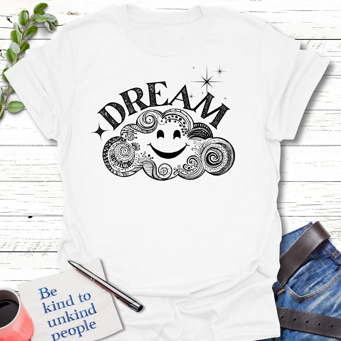 T-Shirt White / S Dream Cloud T-Shirt Echo Kindness Printify