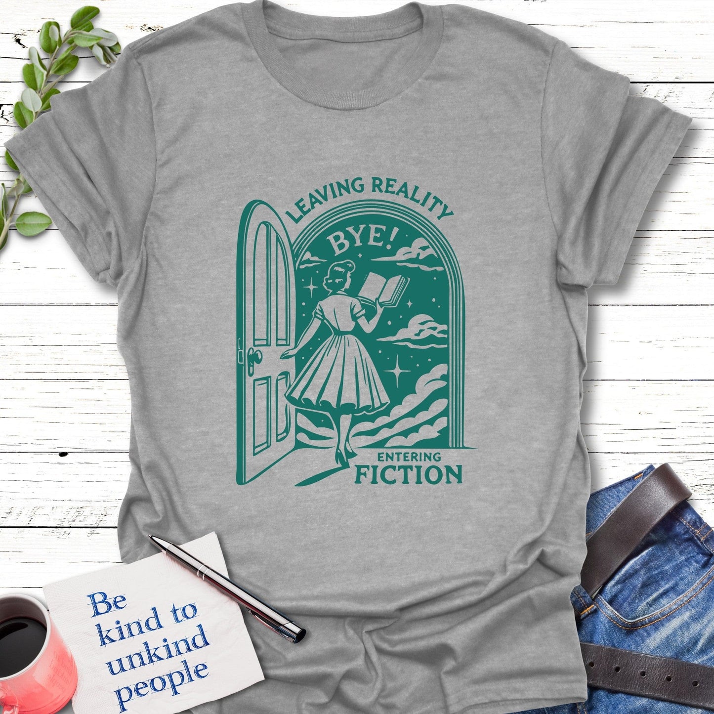 T-Shirt Sport Grey / S Fiction Portal T-Shirt Echo Kindness Printify