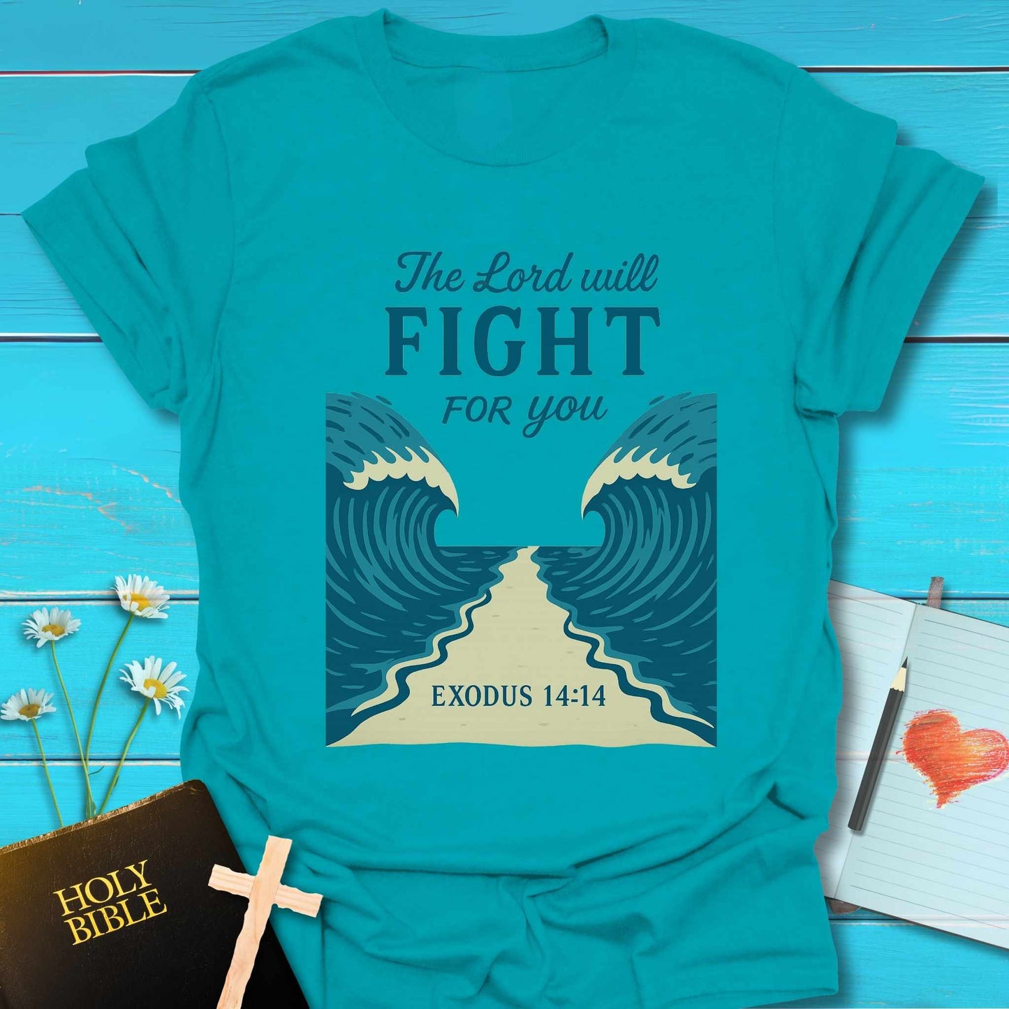 T-Shirt Tropical Blue / S Fight for You T-Shirt Echo Kindness Printify