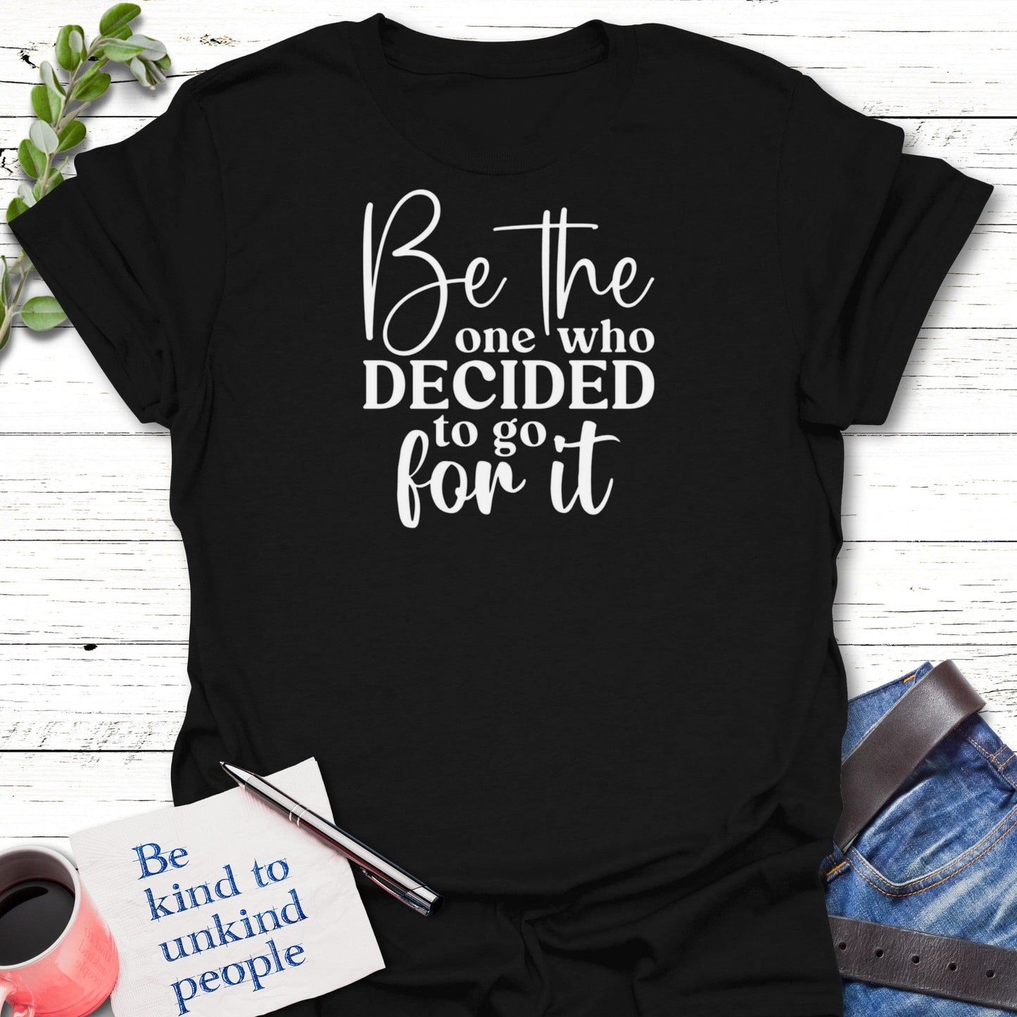 T-Shirt Black / S Go-Getter T-Shirt Echo Kindness Printify