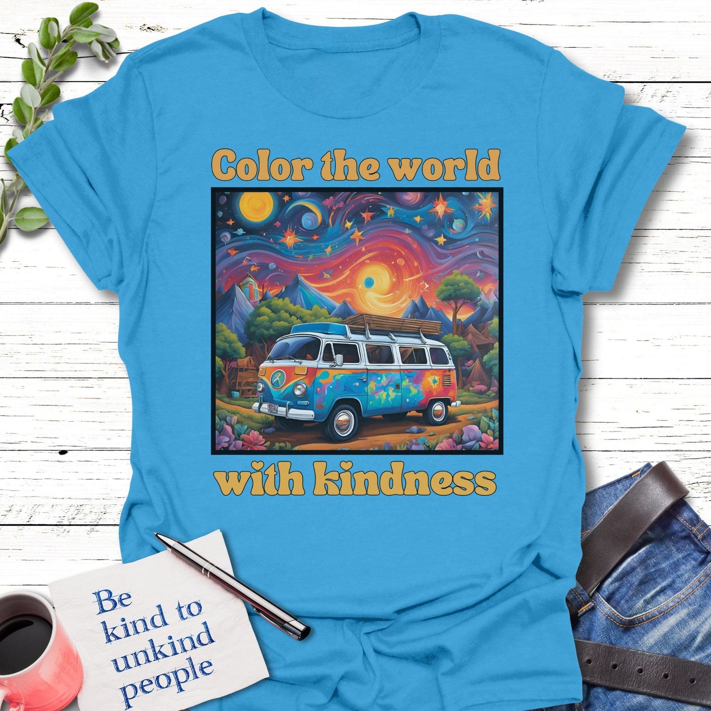 T-Shirt Iris / S Kindness Caravan T-Shirt Echo Kindness Printify