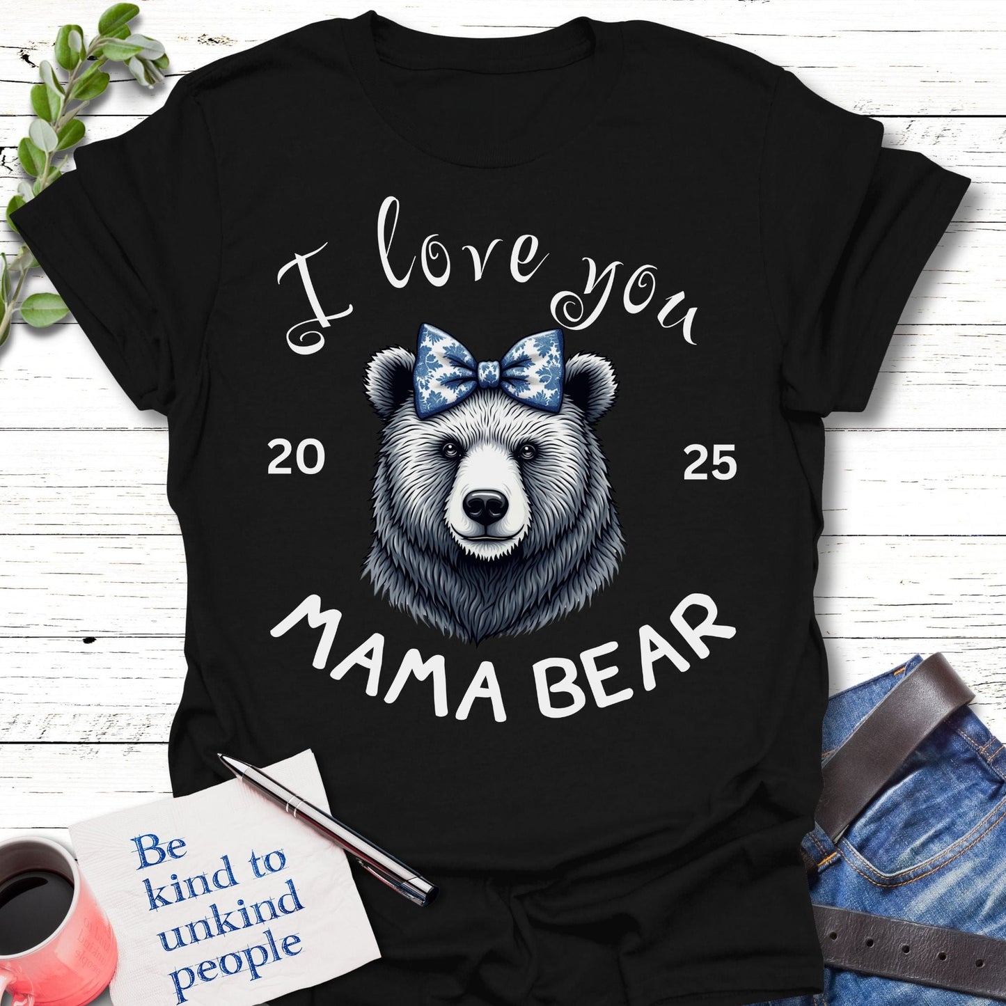 T-Shirt Black / S Mama Love T-Shirt Echo Kindness Printify