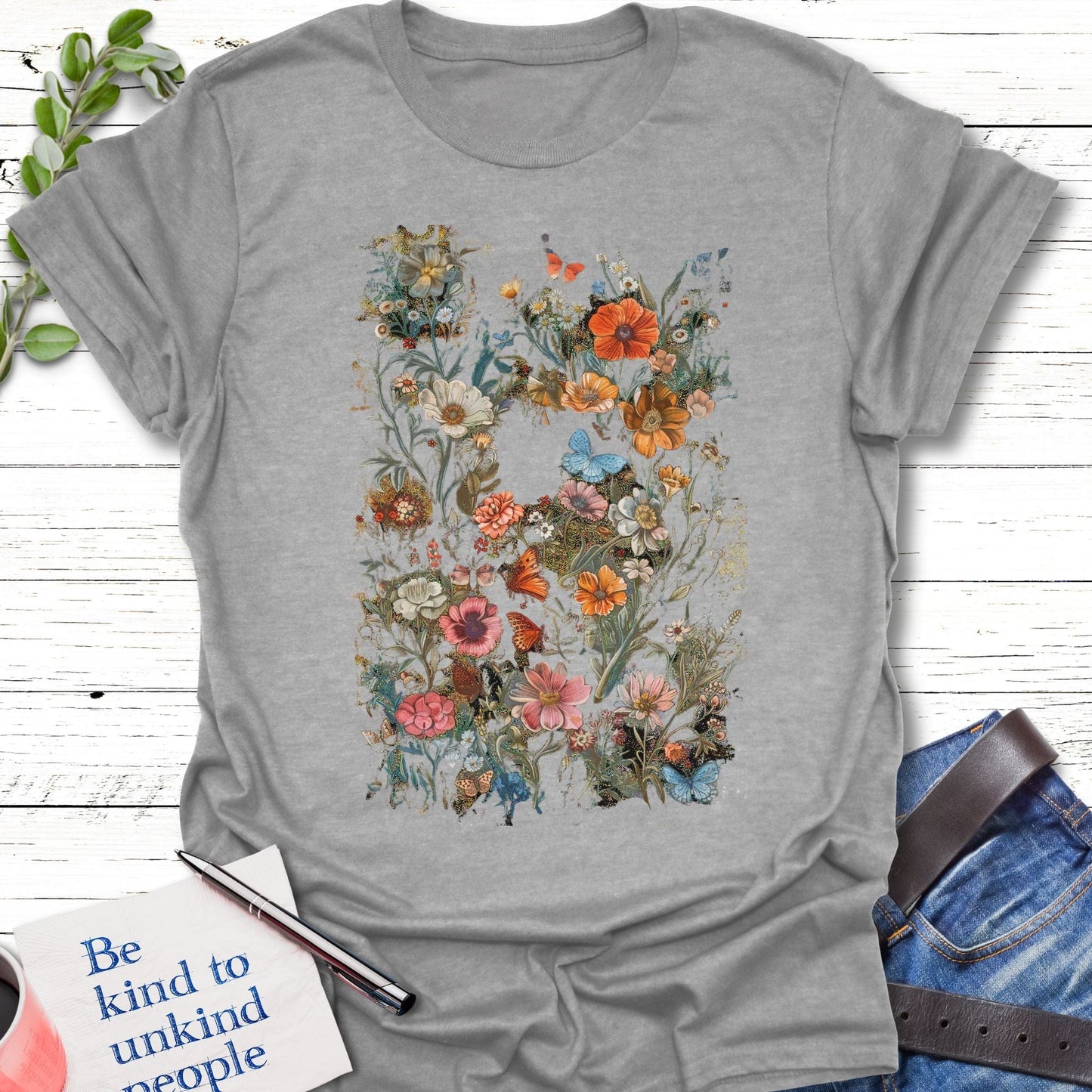 T-Shirt Sport Grey / S Nature's Embrace T-Shirt Echo Kindness Printify