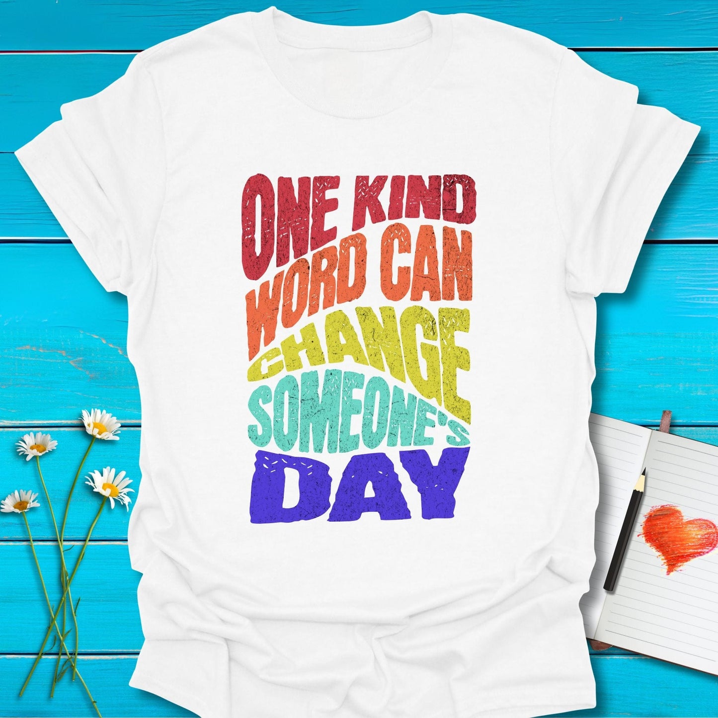 T-Shirt White / S One Kind Word T-Shirt Echo Kindness Printify