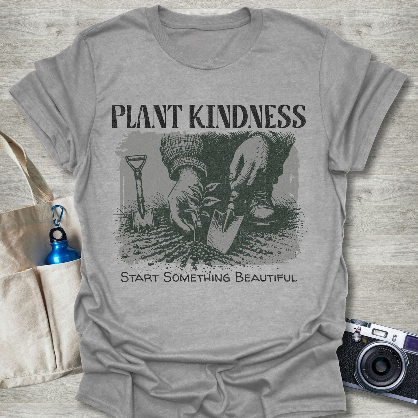 T-Shirt Sport Grey / S Plant Kindness T-Shirt Echo Kindness Printify
