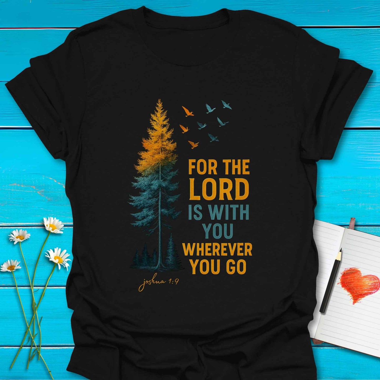 T-Shirt Black / S Rooted Faith T-Shirt Echo Kindness Printify