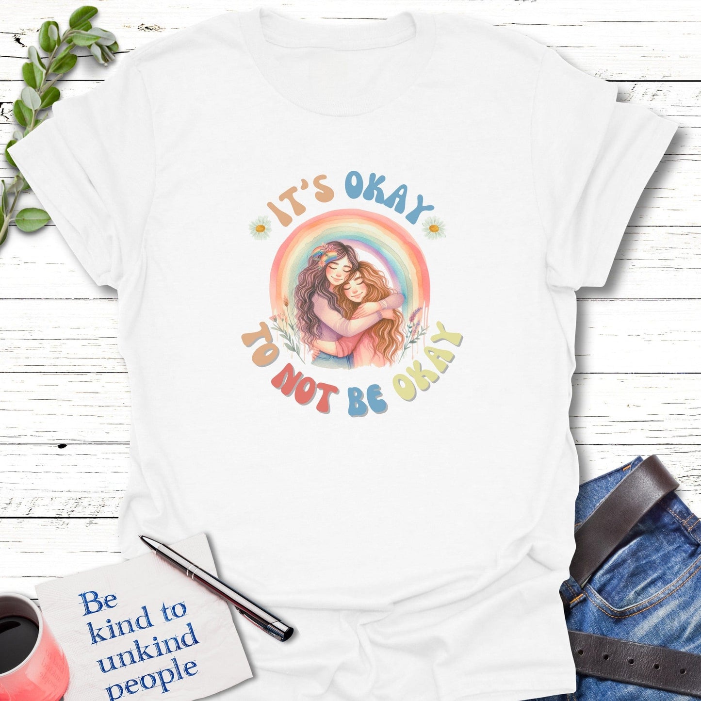 T-Shirt White / S Support Sisters T-Shirt Echo Kindness Printify