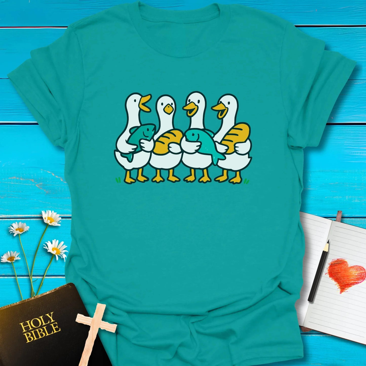 T-Shirt Jade Dome / S The Gathering Geese T-Shirt Echo Kindness Printify