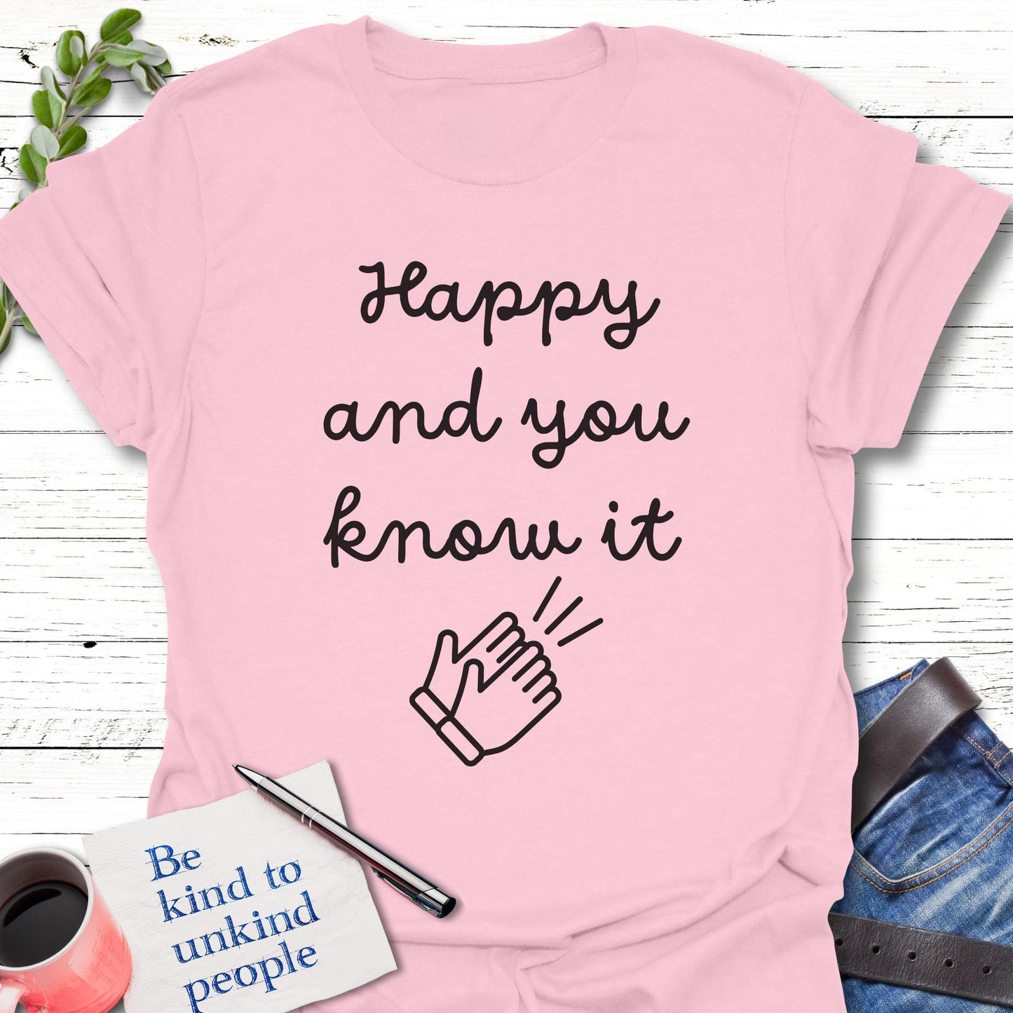 T-Shirt Light Pink / S You Know It T-Shirt Echo Kindness Printify