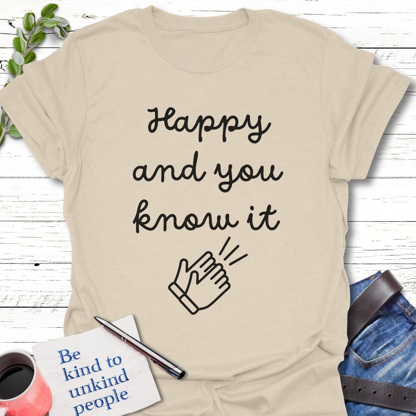 T-Shirt Natural / S You Know It T-Shirt Echo Kindness Printify