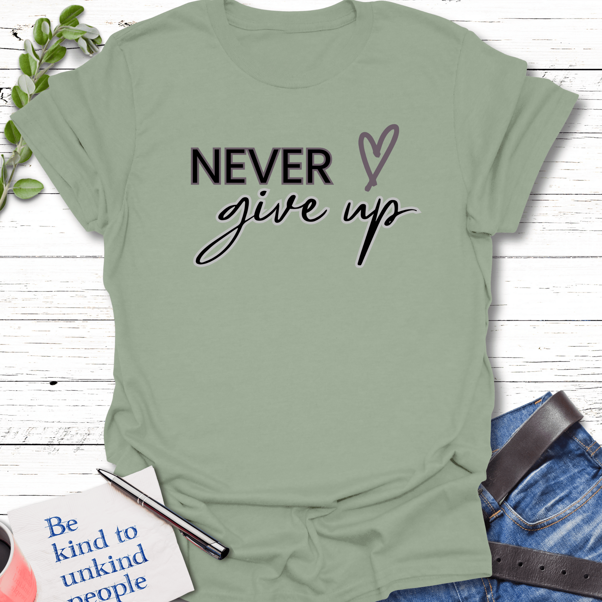 T-Shirt Sage / S Adored T-Shirt Echo Kindness Printify