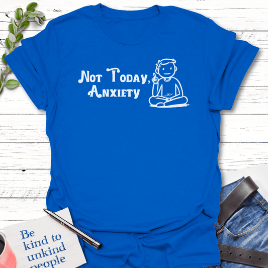 T-Shirt Royal / S Anxiety Blocker T-Shirt Echo Kindness Printify