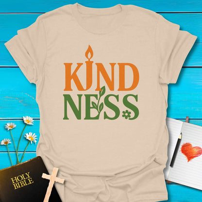 T-Shirt Sand / S Art of Kindness T-Shirt Echo Kindness Printify