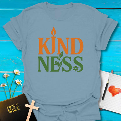 T-Shirt Stone Blue / S Art of Kindness T-Shirt Echo Kindness Printify