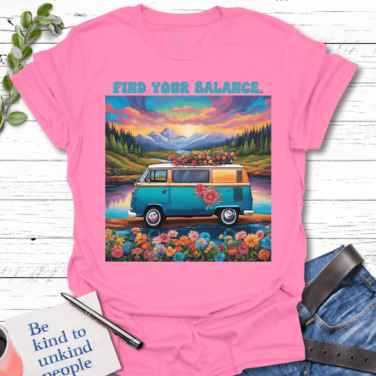 T-Shirt Azalea / S Balance and Groove T-Shirt Echo Kindness Printify