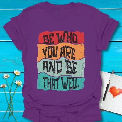 T-Shirt Purple / S Be that well T-Shirt Echo Kindness