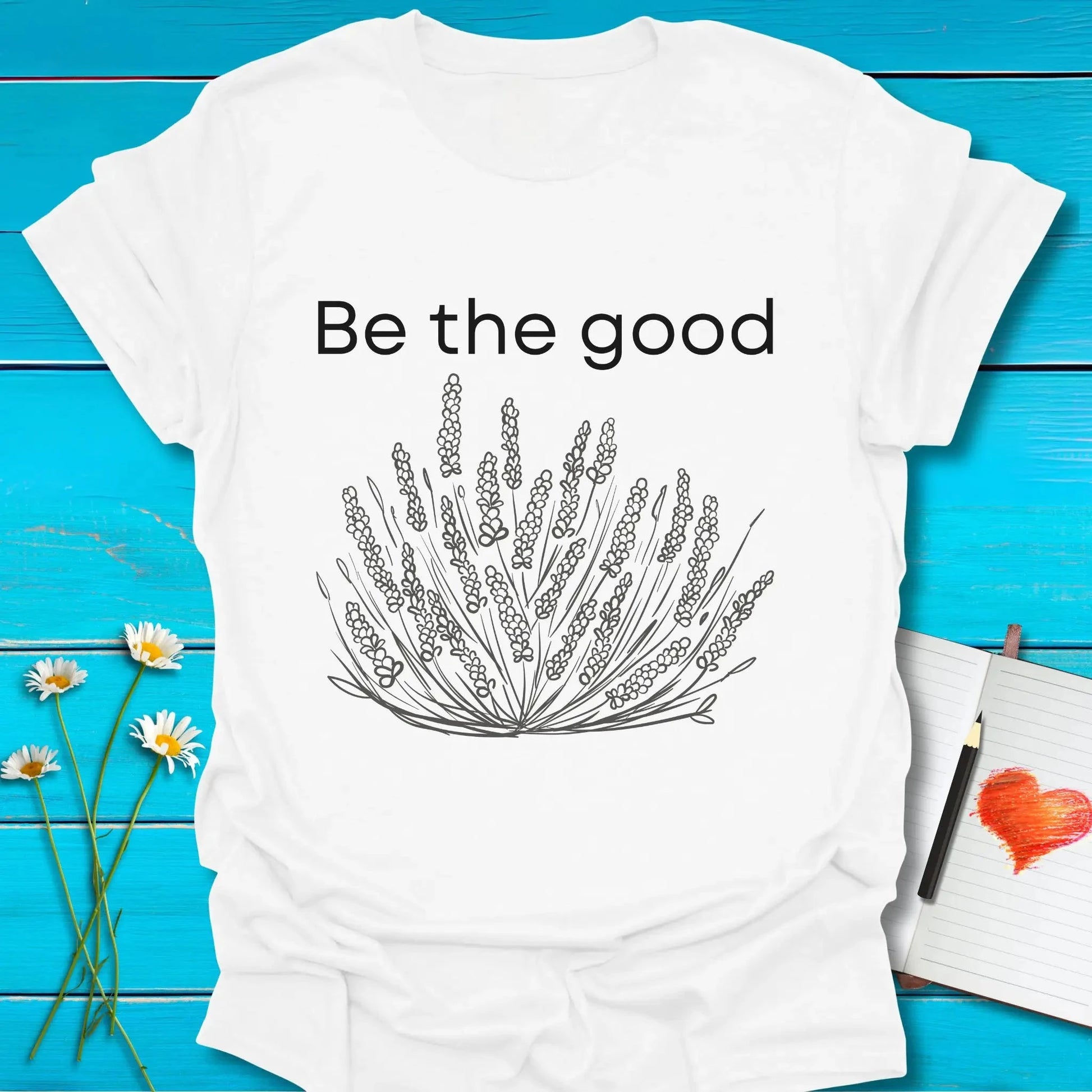 T-Shirt White / S Be the Good Unisex T-Shirt Echo Kindness Printify