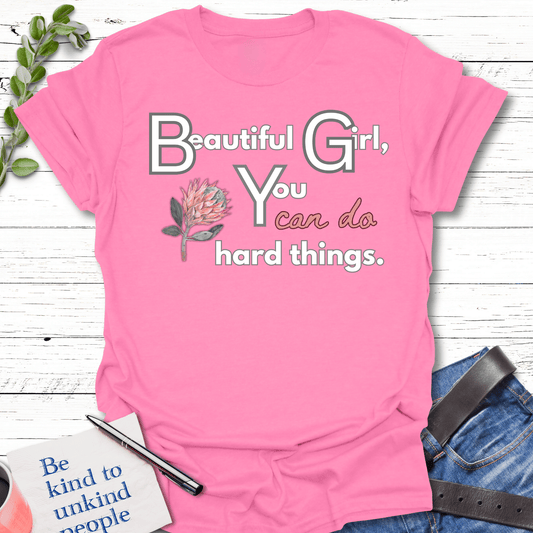 T-Shirt Azalea / S Beautiful Can Do Unisex T-Shirt Echo Kindness Printify