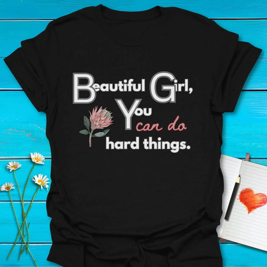 T-Shirt Black / S Beautiful Can Do Unisex T-Shirt Echo Kindness Printify