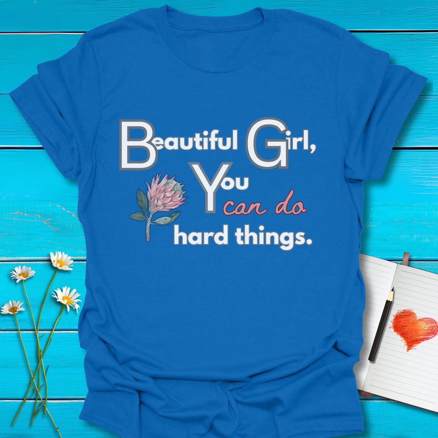 T-Shirt Royal / S Beautiful Can Do Unisex T-Shirt Echo Kindness Printify