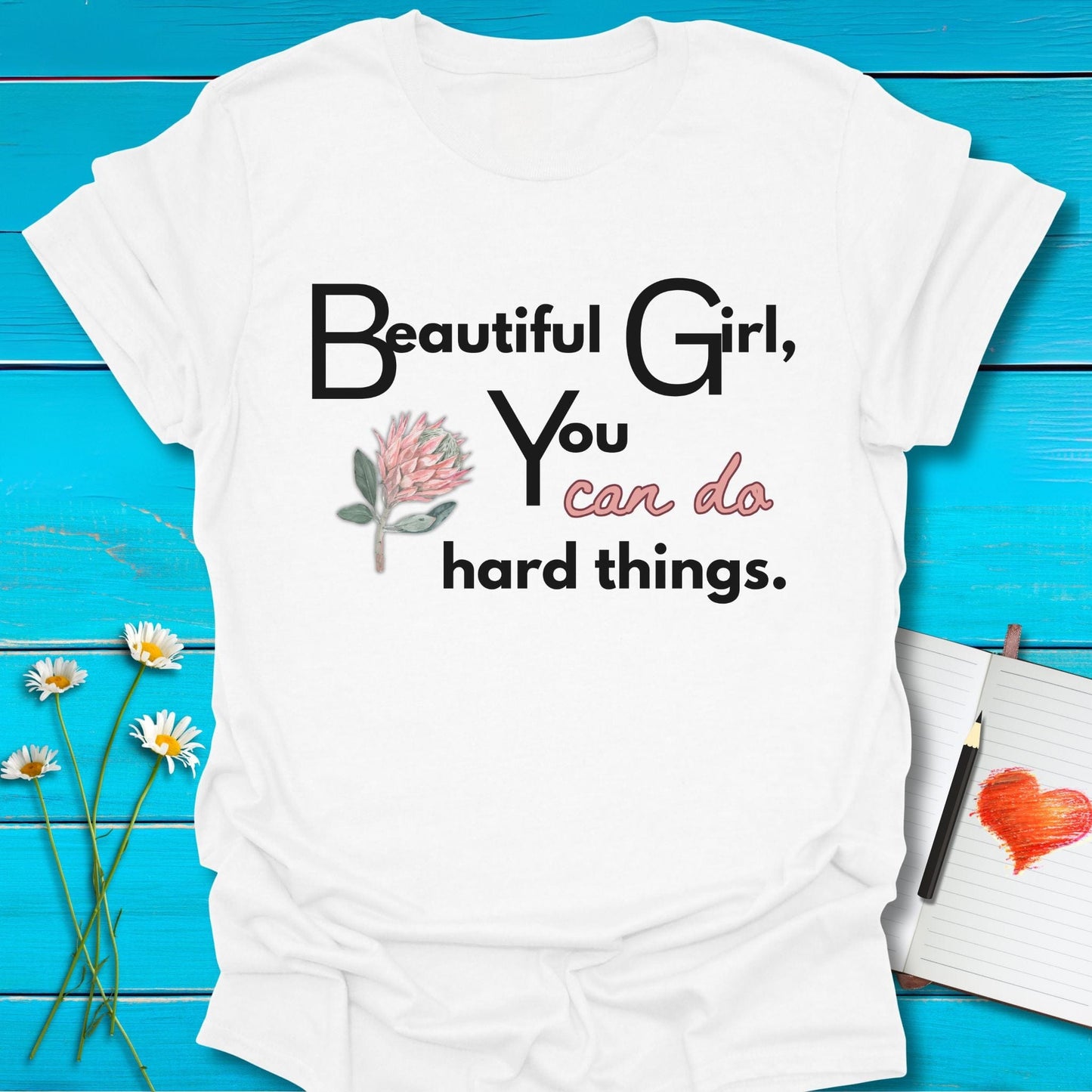 T-Shirt White / S Beautiful Can Do Unisex T-Shirt Echo Kindness Printify