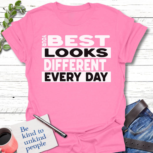 T-Shirt Azalea / S Best Looks Different T-Shirt Echo Kindness Printify