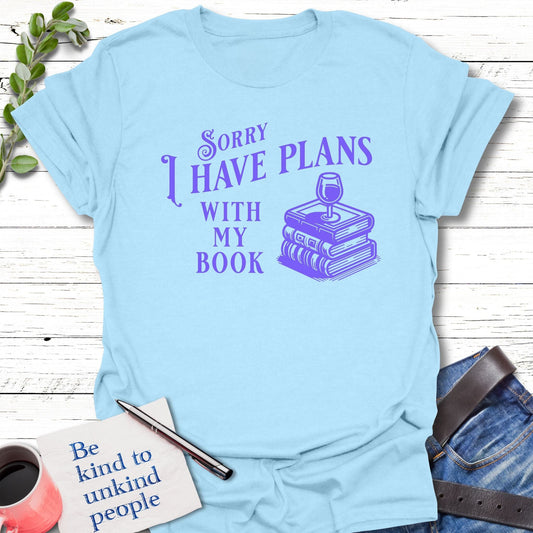 T-Shirt Light Blue / S Booked & Busy T-Shirt Echo Kindness Printify