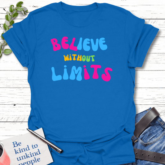 T-Shirt Royal / S Boundless Belief T-Shirt Echo Kindness Printify