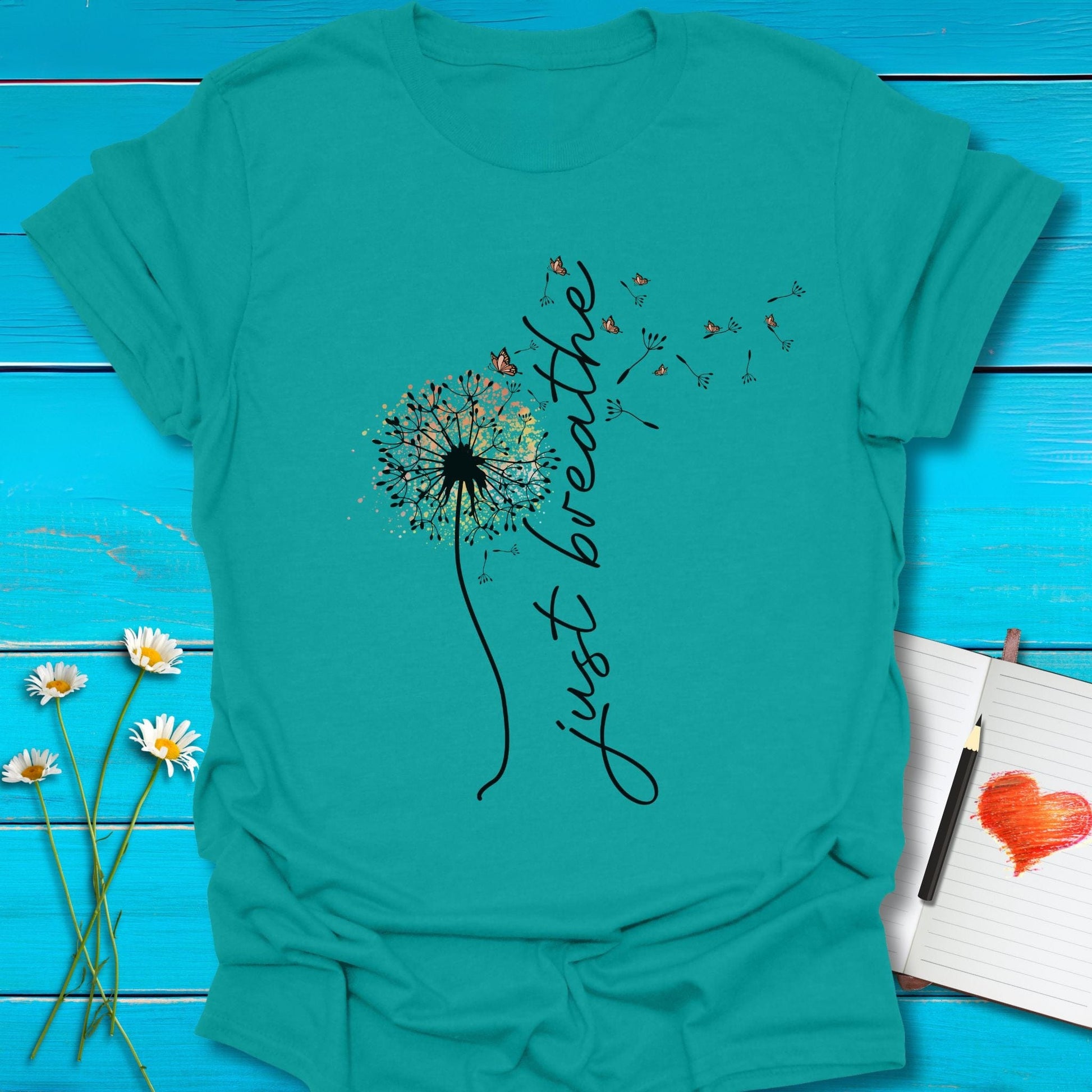 T-Shirt Jade Dome / S Breathe Easy T-Shirt Echo Kindness Printify