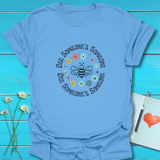 T-Shirt Carolina Blue / S Buzz of Belonging T-Shirt Echo Kindness Printify
