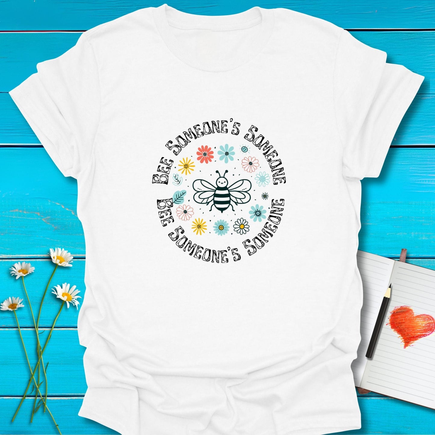T-Shirt White / S Buzz of Belonging T-Shirt Echo Kindness Printify