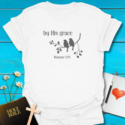 T-Shirt White / S By His Grace T-Shirt Echo Kindness Printify