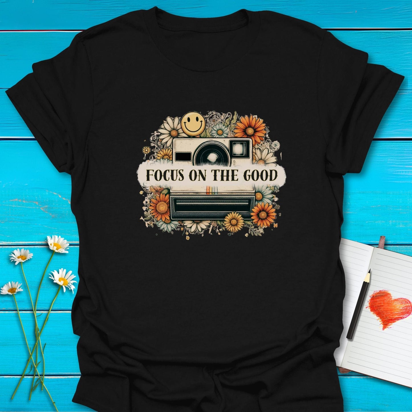 T-Shirt Black / S Capture the Good T-Shirt Echo Kindness Printify