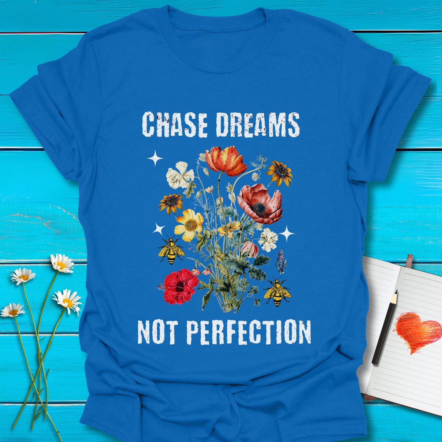 T-Shirt Royal / S Chase Dreams T-Shirt Echo Kindness Printify