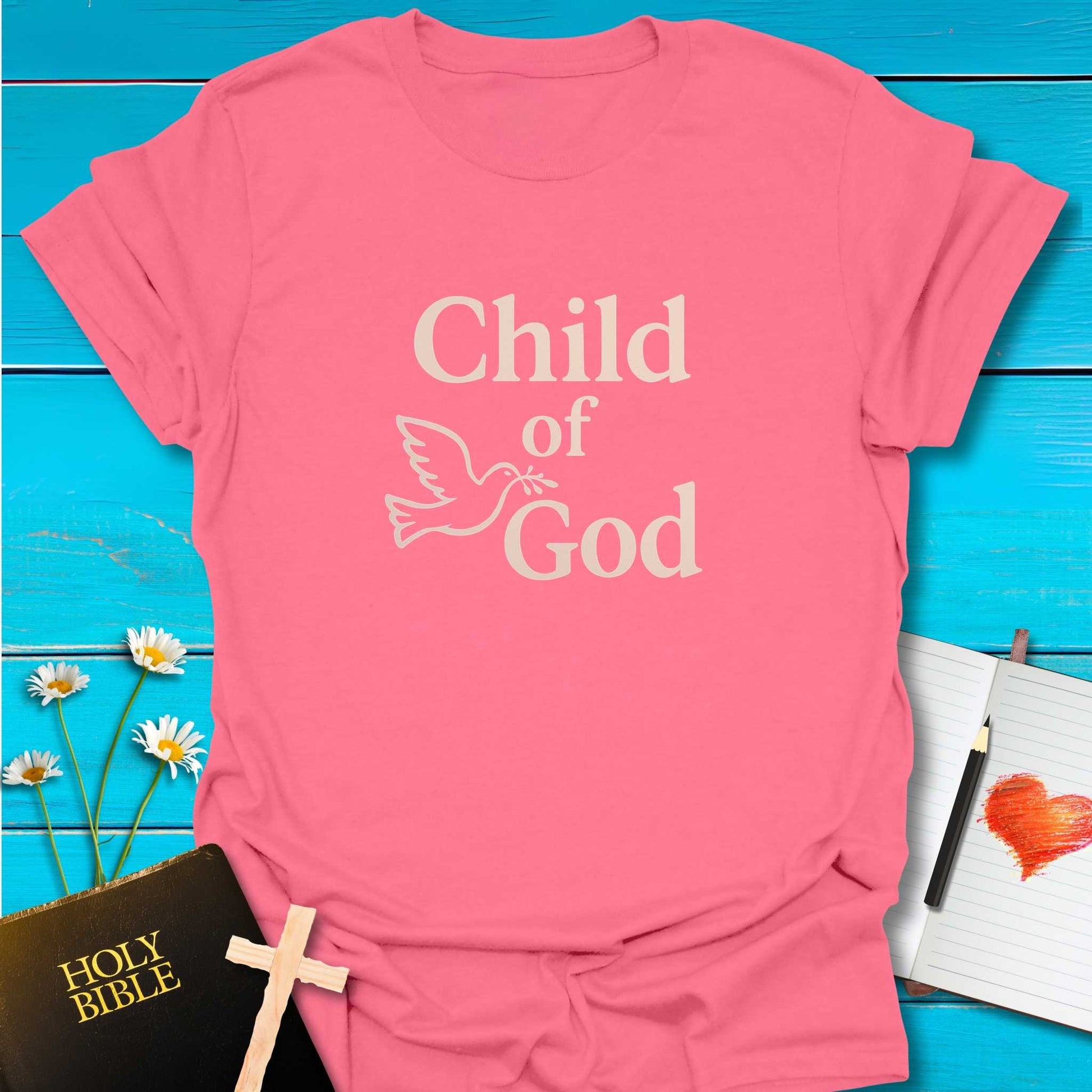 T-Shirt Coral Silk / S Child of God T-Shirt Echo Kindness Printify