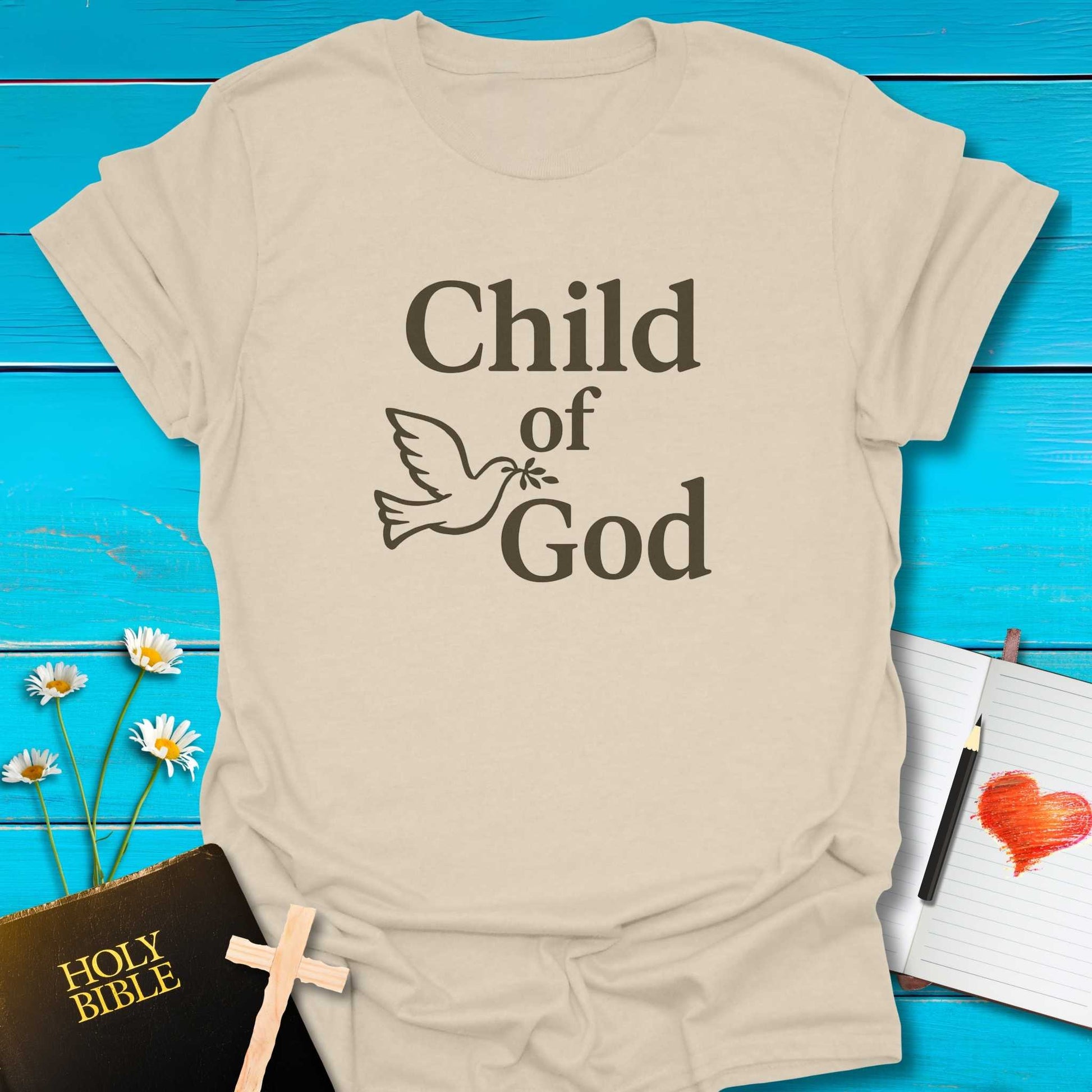 T-Shirt Natural / S Child of God T-Shirt Echo Kindness Printify