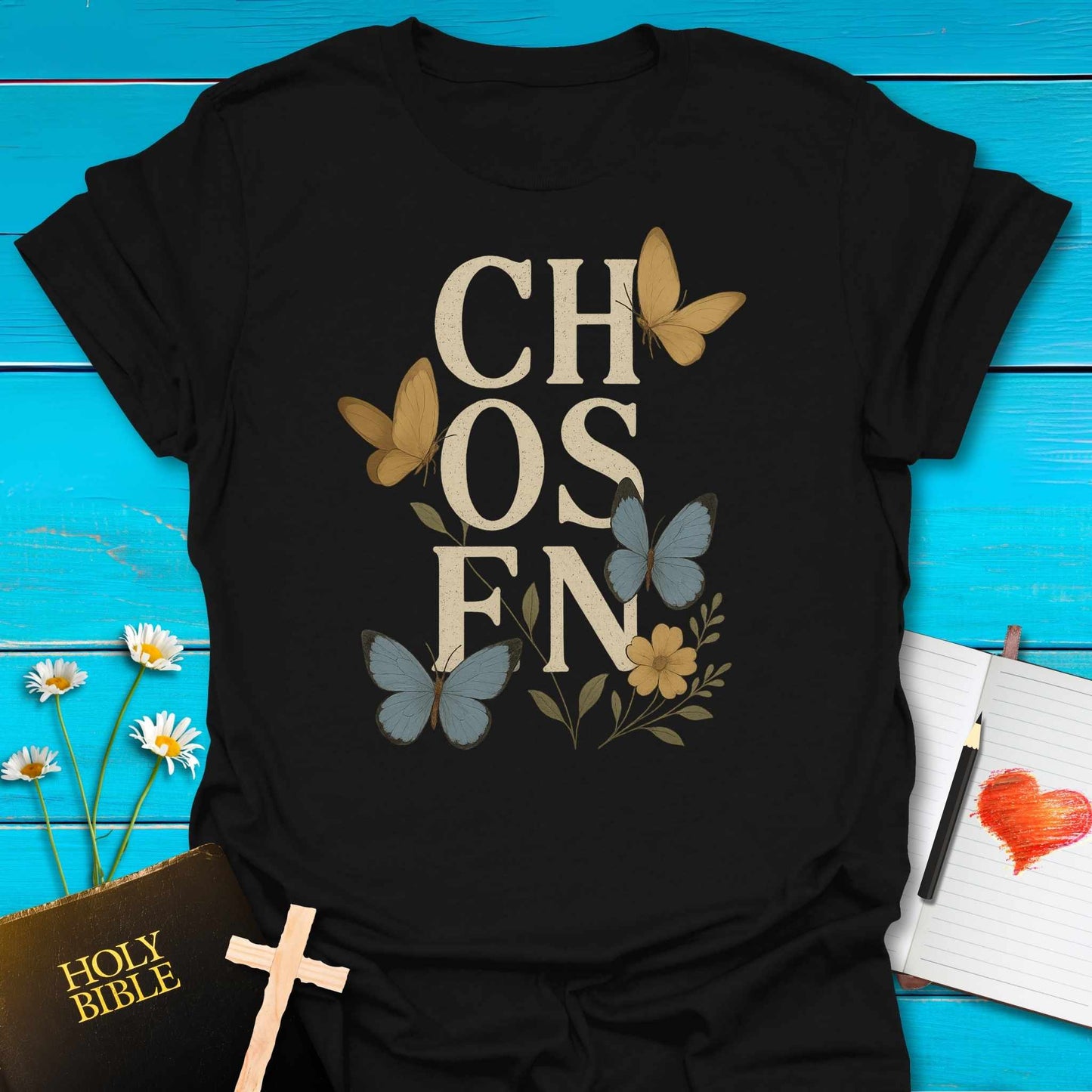 T-Shirt Black / S Chosen T-Shirt Echo Kindness Printify