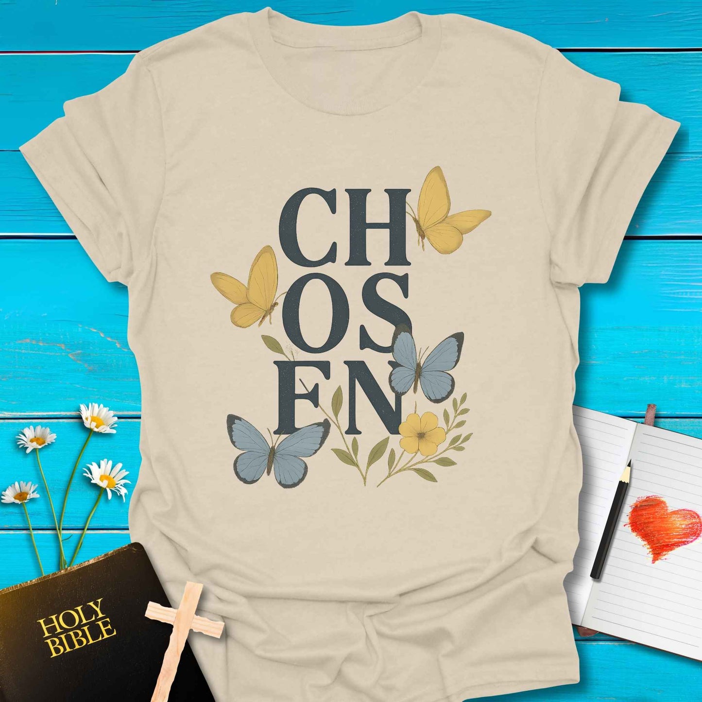 T-Shirt Natural / S Chosen T-Shirt Echo Kindness Printify