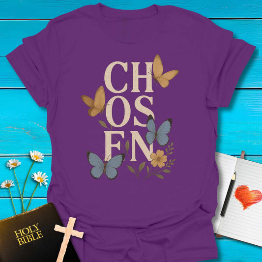 T-Shirt Purple / S Chosen T-Shirt Echo Kindness Printify