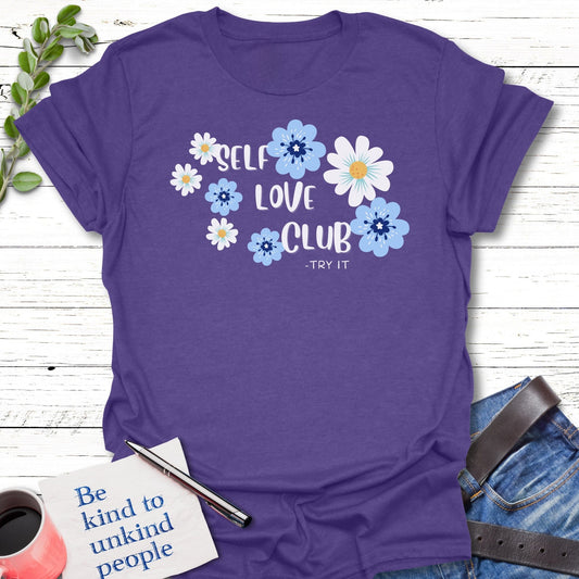 T-Shirt Heather Purple / S Club Member T-Shirt Echo Kindness Printify
