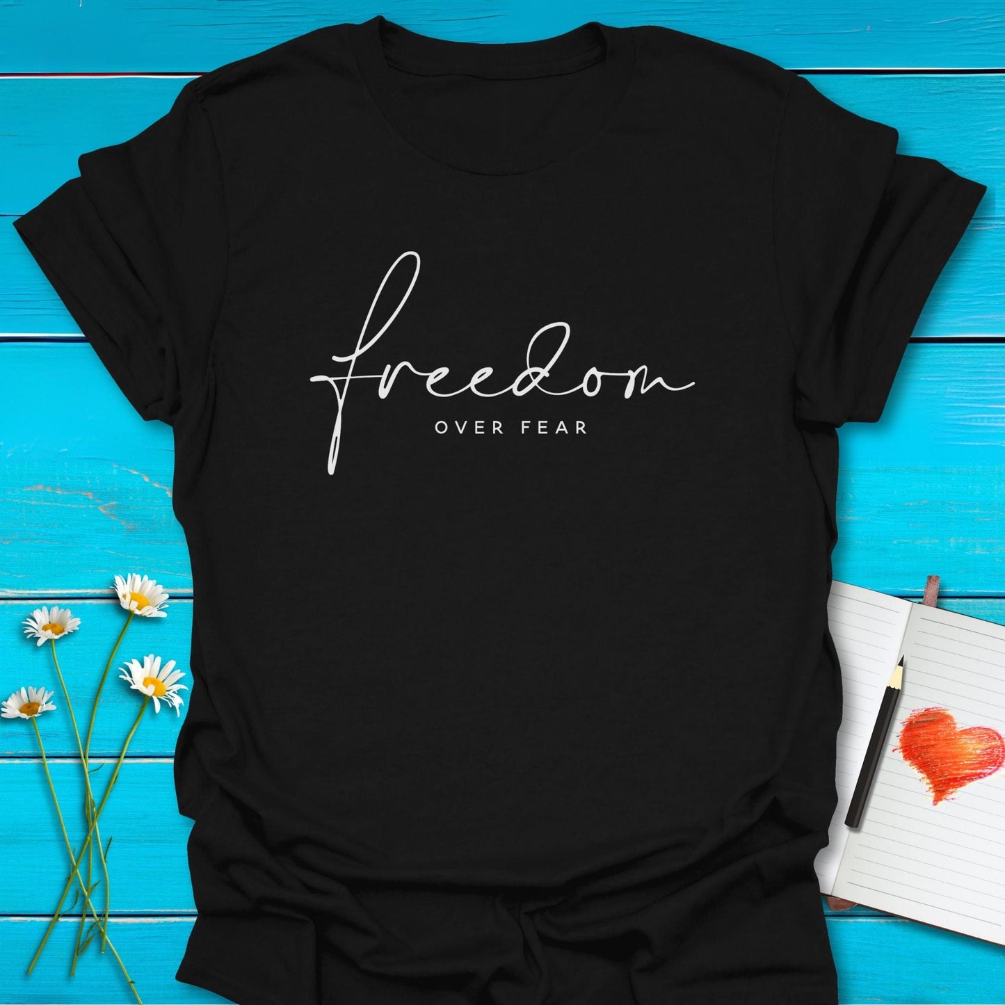 T-Shirt Black / S Courageous T-Shirt Echo Kindness Printify
