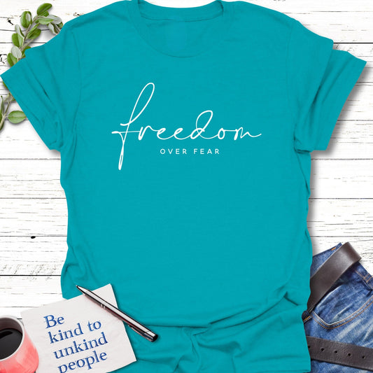T-Shirt Tropical Blue / S Courageous T-Shirt Echo Kindness Printify