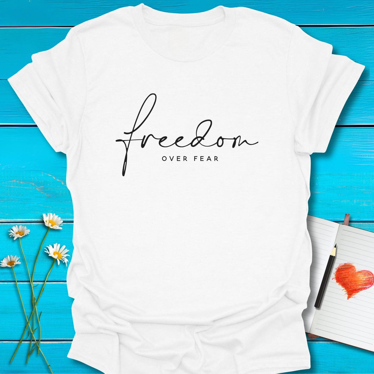T-Shirt White / S Courageous T-Shirt Echo Kindness Printify