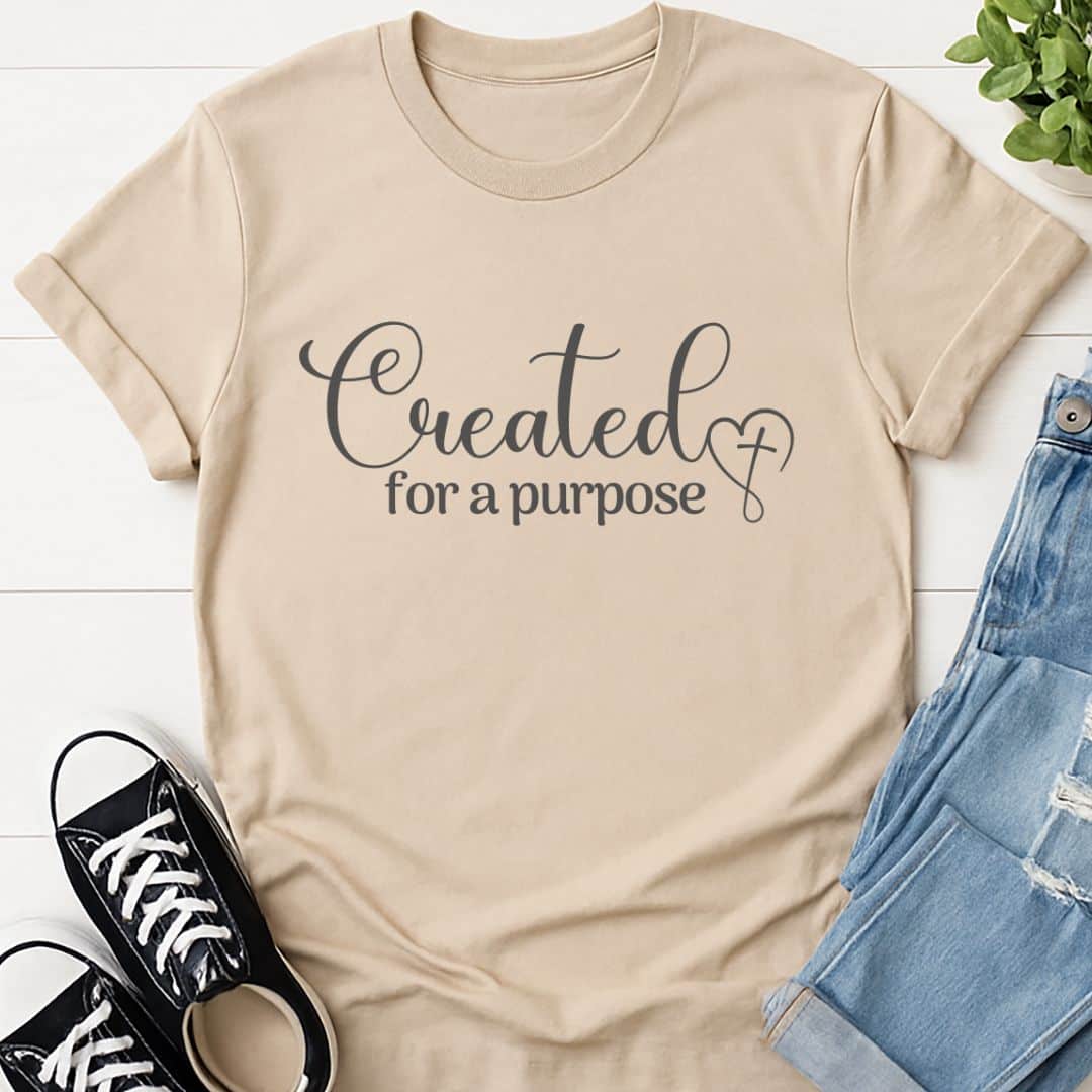 T-Shirt Sand / S Created for a Purpose T-Shirt Echo Kindness