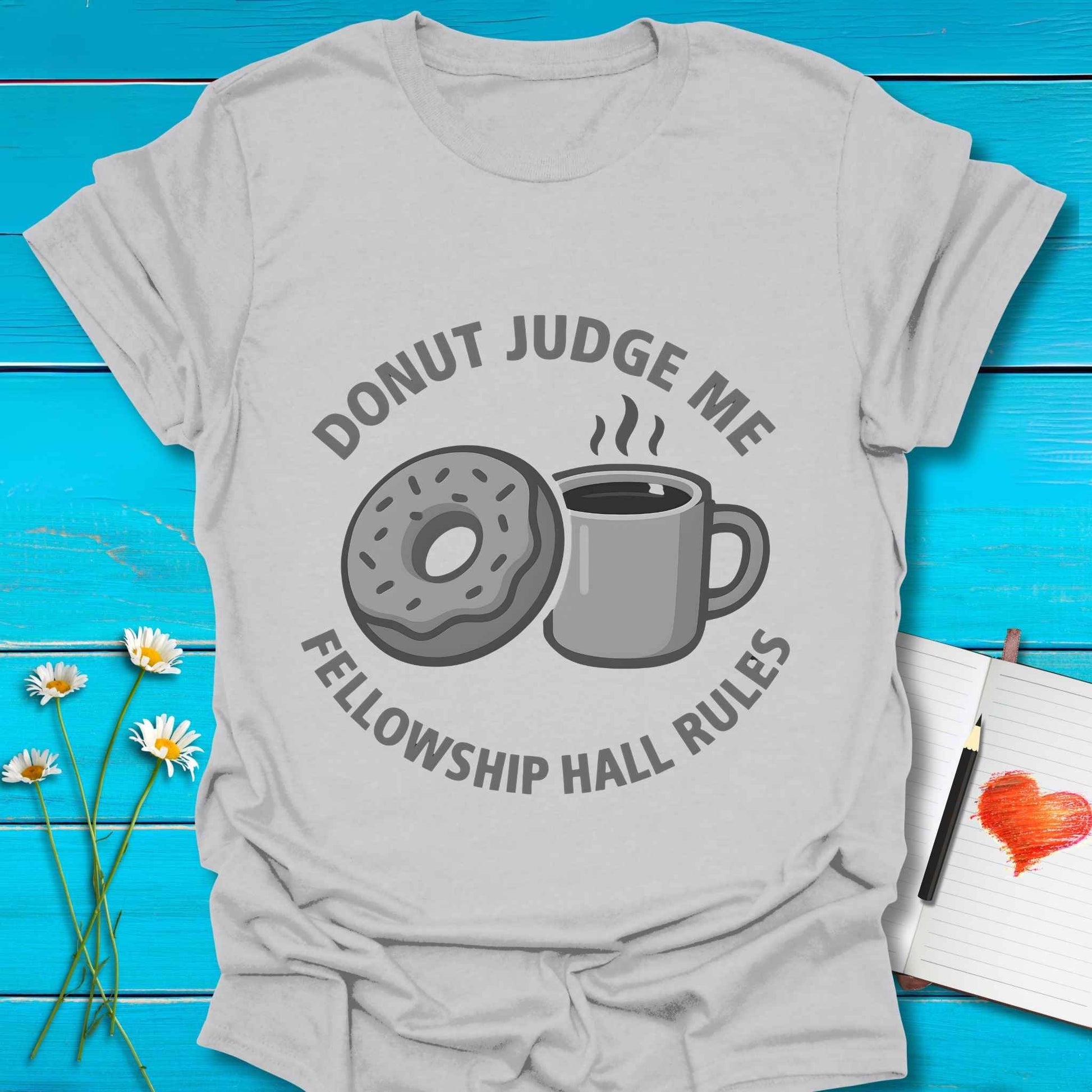 T-Shirt Ice Grey / S Donut Judge T-Shirt Echo Kindness Printify